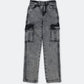 Denim Cargo Pants