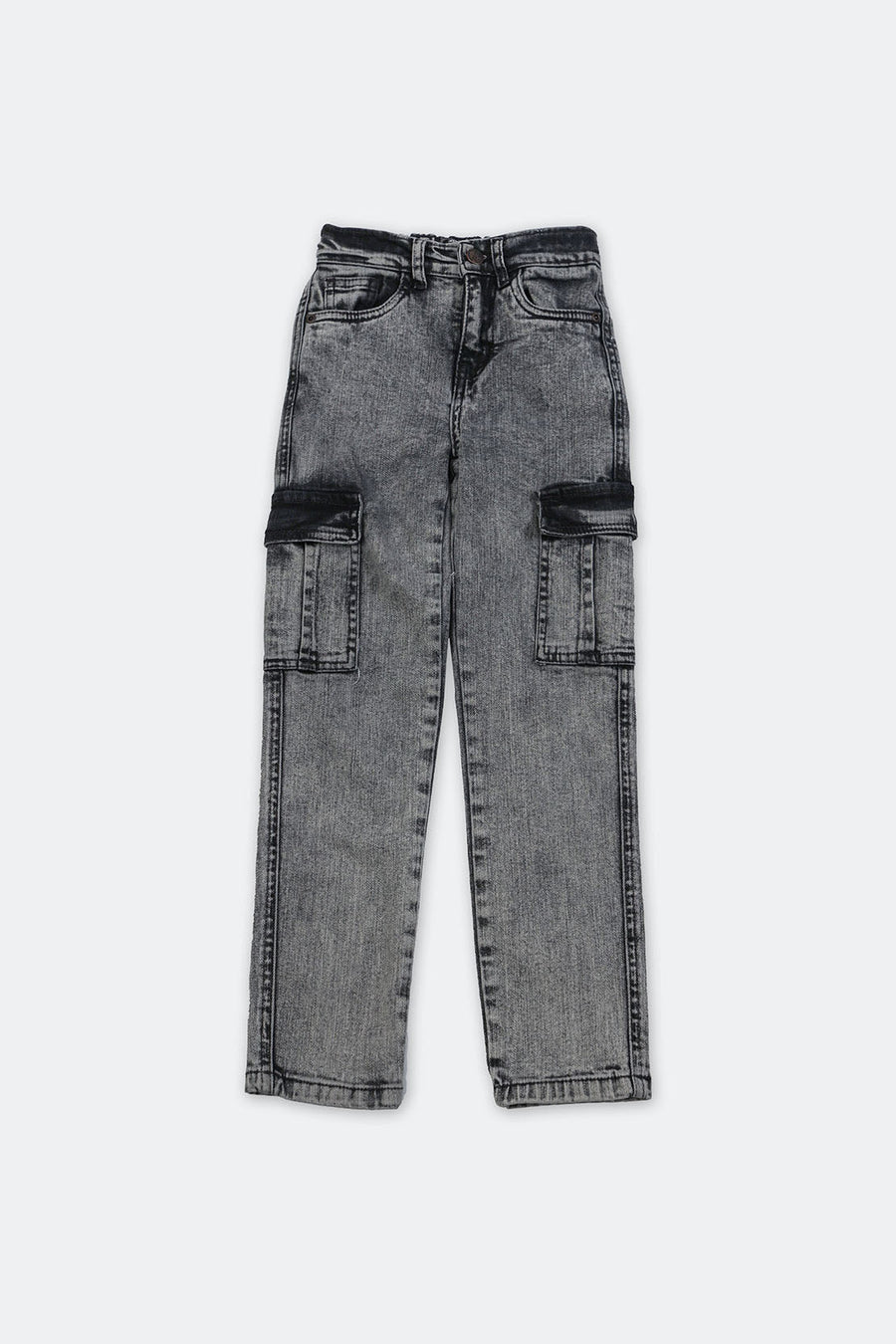 Denim Cargo Pants