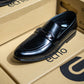 Black Circle Buckle Formal Shoes