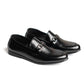 Black Circle Buckle Formal Shoes