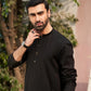 Black Cotton Kurta Trouser - Men