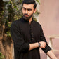 Black Cotton Kurta Trouser - Men