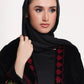 Black Silk Hijab