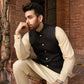 Black Opal Suiting Waistcoat - Round Cut - Men
