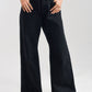 Black Over Dyed Flare Jeans Women