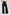 Black Over Dyed Flare Jeans Women