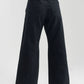 Black Over Dyed Flare Jeans Women