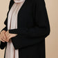 Black Pleated Abaya