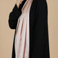 Black Pleated Abaya