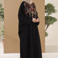 Black Tatreez Kaftan