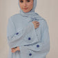 Blossom Blue Abaya