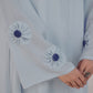 Blossom Blue Abaya