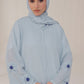 Blossom Blue Abaya