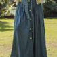 Blue Button Down Skirt
