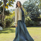 Blue Button Down Skirt