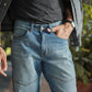 Blue Vertex Jeans Him