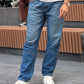 Blue Vertex Jeans Him