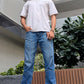 Blue Vertex Jeans Him