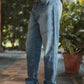 Blue Vertex Jeans Him