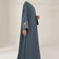 Blue Dianne Embroidered Abaya