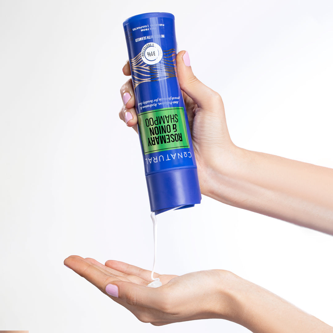 Onion rosemary shampoo benefits