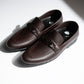 Brown Circle Buckle Formal Shoes