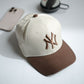 Brown Two Tone Logo Cap -PK41
