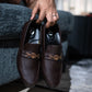 Brown Buckle Formal Shoes