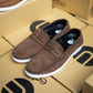 Brown Tie Suede Penny Loafers