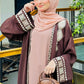 Brown Tribal Kimono Abaya