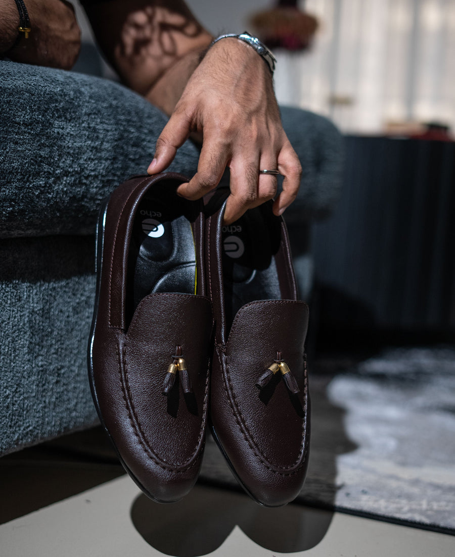 Brown Tussel Formal Shoes