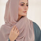 Cavern Pink Georgette Hijab