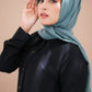 Black Lapel Abaya