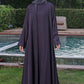 Charcoal Shrug Abaya