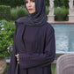 Charcoal Shrug Abaya