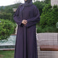 Charcoal Shrug Abaya