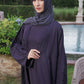 Charcoal Shrug Abaya
