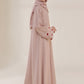 Cherry Bow Embroidered Abaya