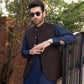 Dark Brown Suiting Waistcoat - Round Cut - Men