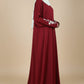 Claret Fixed Baggy Abaya