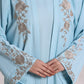 Cloudy Blue Abaya
