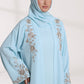 Cloudy Blue Abaya