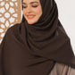 Cocoa Bean Georgette Hijab
