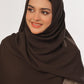 Cocoa Bean Georgette Hijab