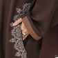 Congo Brown Kimono Abaya