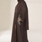 Congo Brown Kimono Abaya