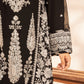rang-e-bahar Georgette chiffon Black 3Pc suit komal-5-S