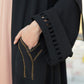 Cross-Stitch Manipulation Kimono Abaya