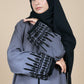 Crystal Grey Abaya