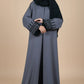 Crystal Grey Abaya
